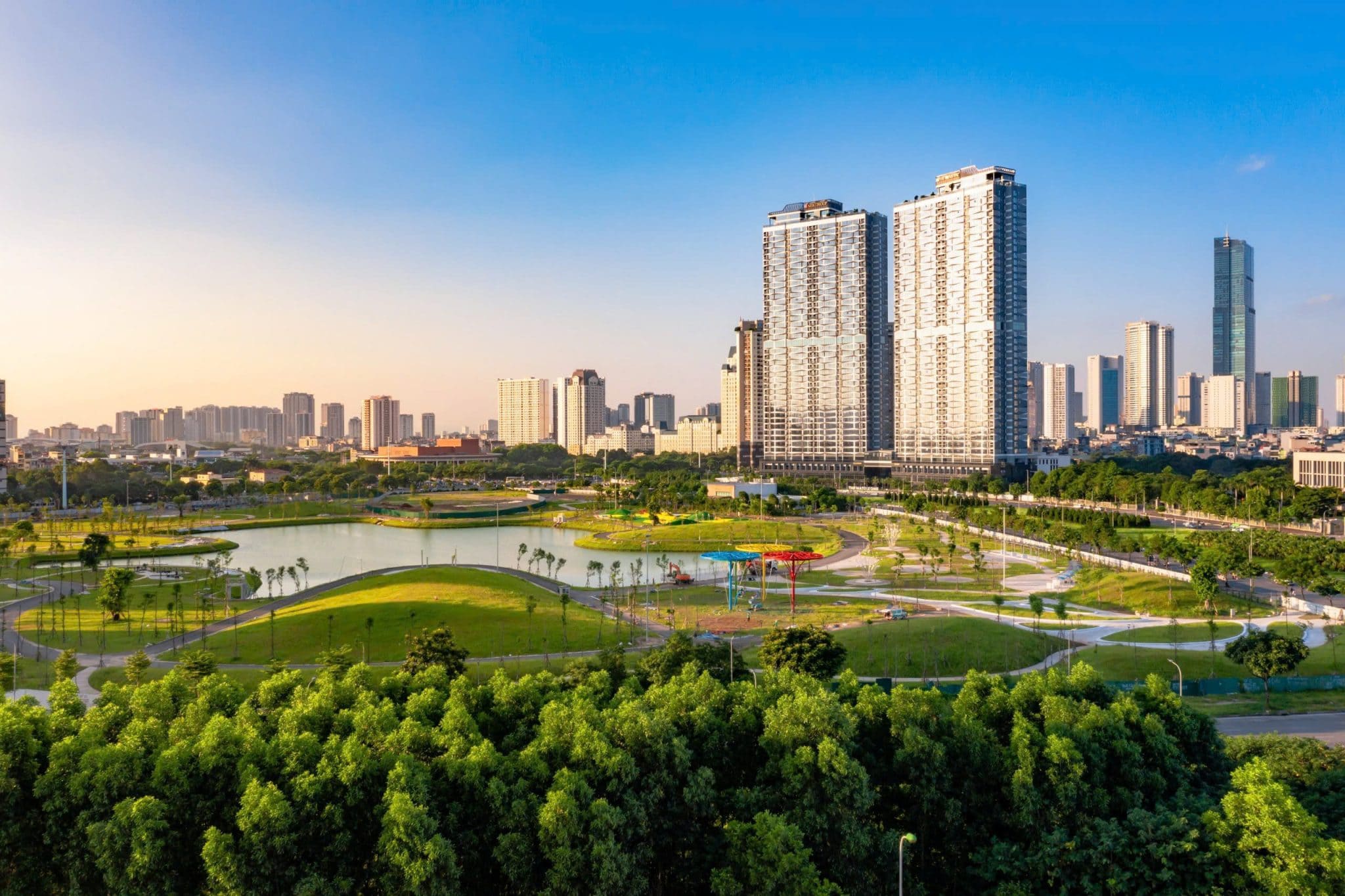 HỆ THỐNG CÔNG VIÊN CÂY XANH RỘNG LỚN