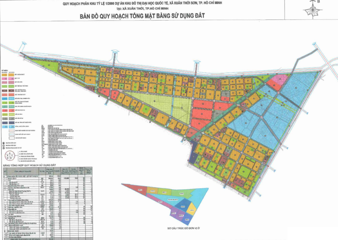 Mặt bằng quy hoạch Vinhomes Saigon Park