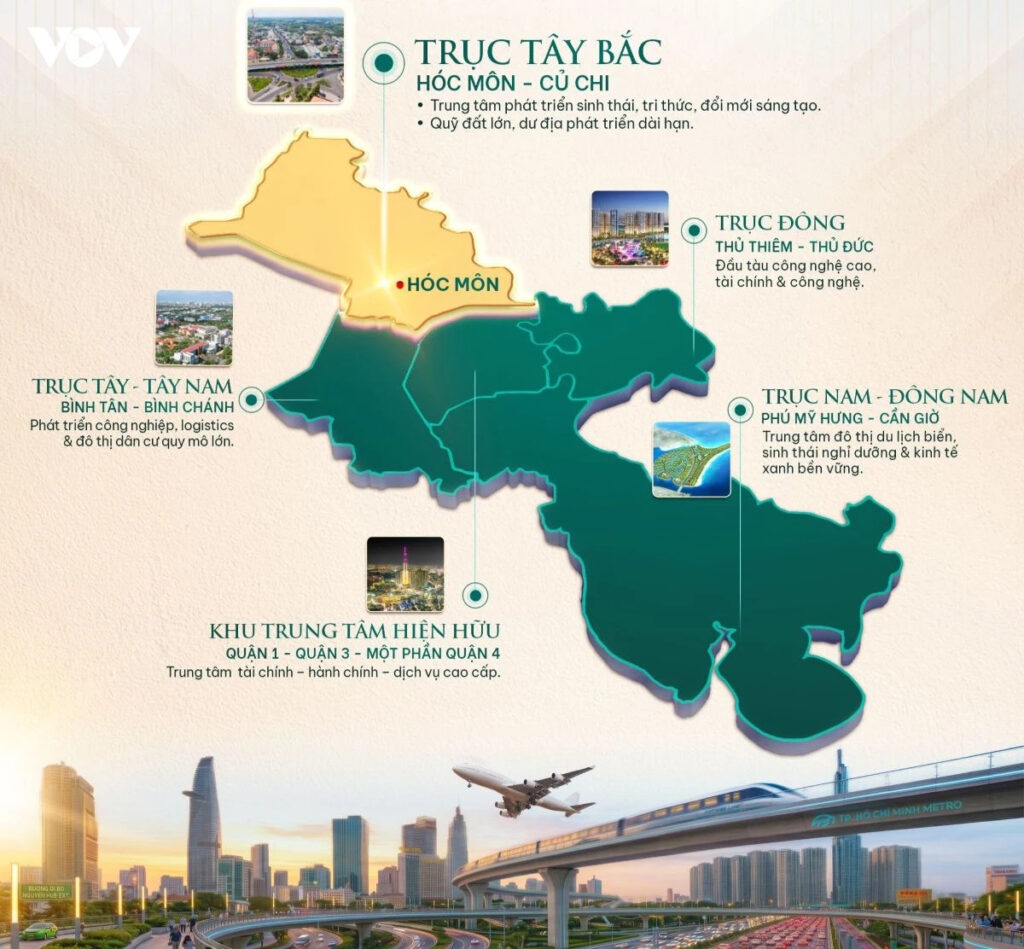 Bản đồ quy hoạch khu vực Tây Bắc Sài Gòn