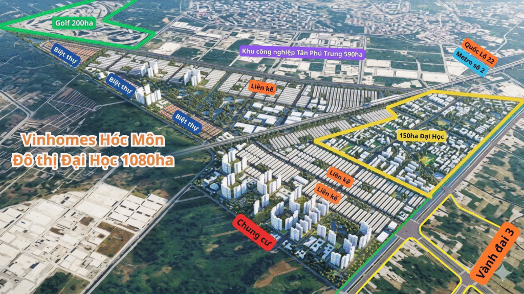 Mặt bằng tổng thể dự án Vinhomes Saigon Park